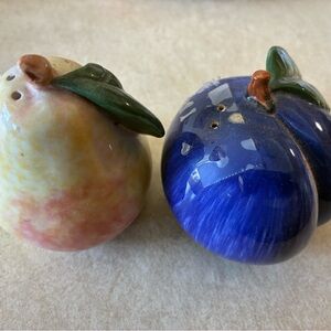 Ceramic Fruit Salt and Pepper Shakers